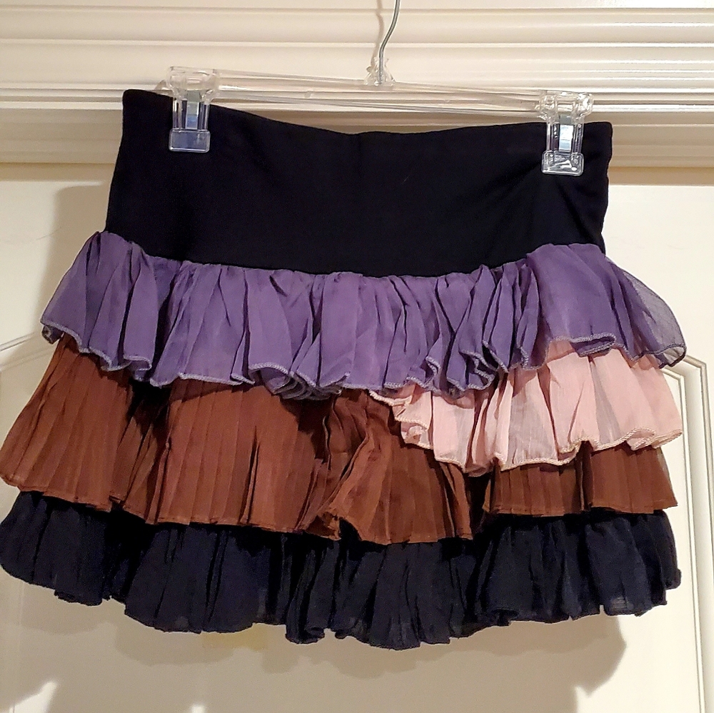 Earth Toned Mini Skirt